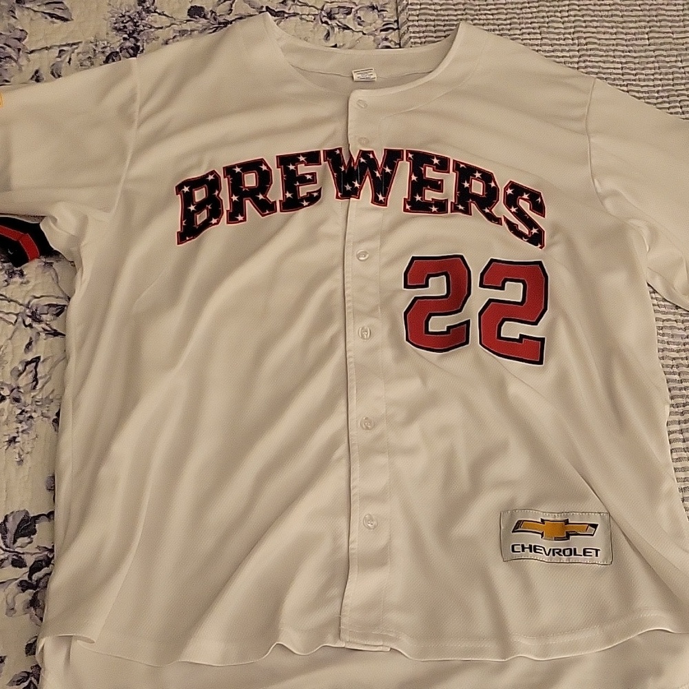 Brewers Yelich jersey